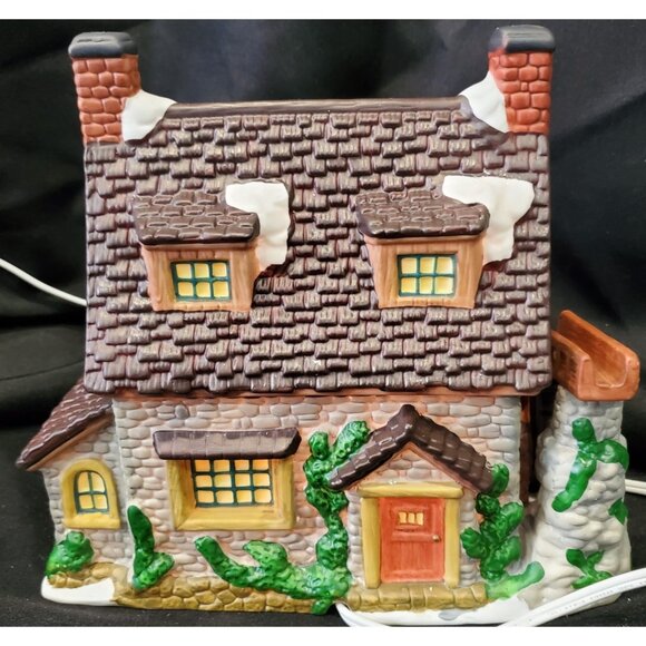 Dickens Towne series grain GRIST MILL Christmas Village building shop 429-2157 - Picture 5 of 10